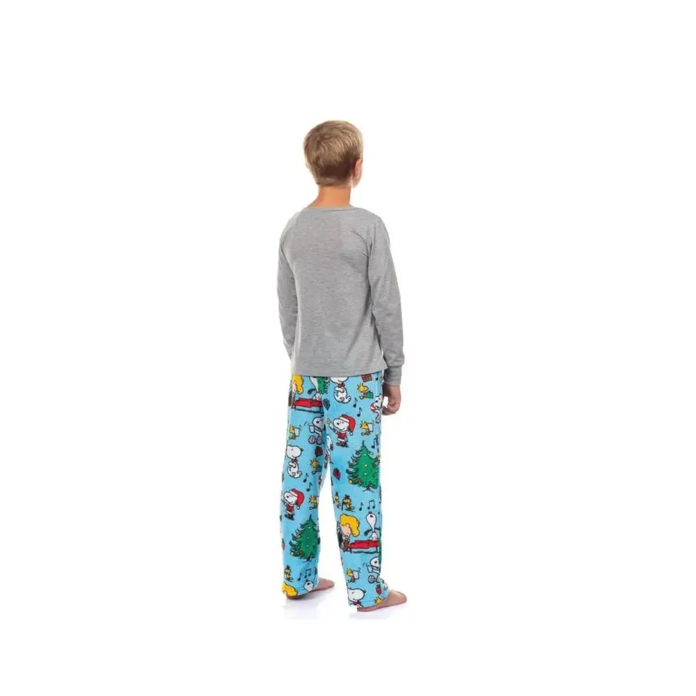 NEW! L/12Peanuts Snoopy Christmas Family Matching Pajama Set